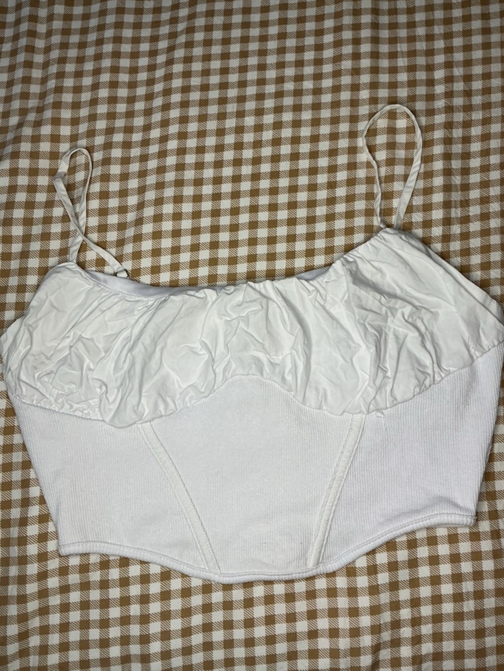 Crop Top TIMING Women’s Medium White Lightweight